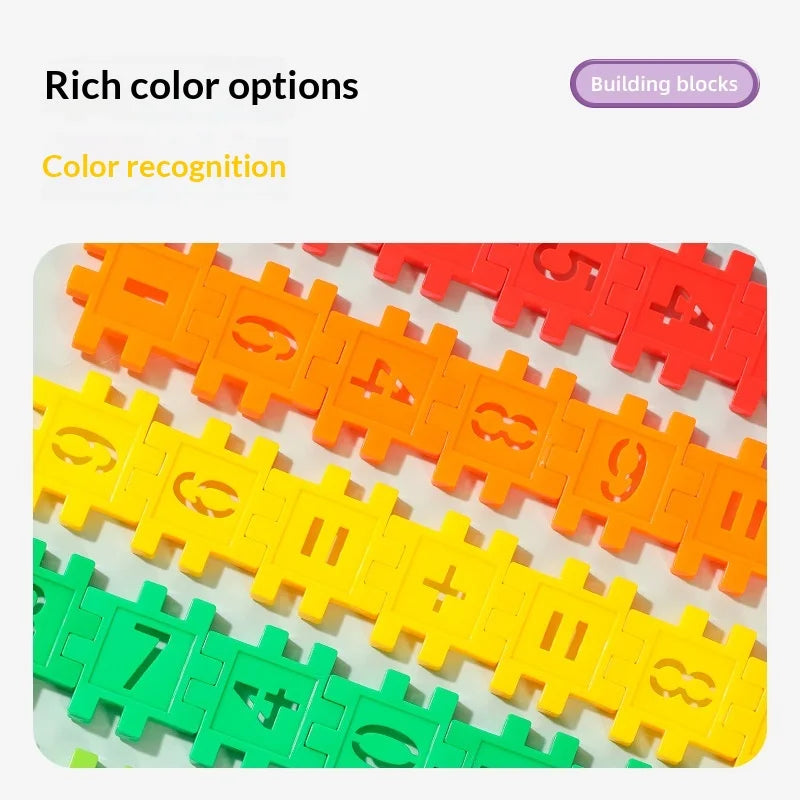 Educational Number Letter House Blocks for Kids
